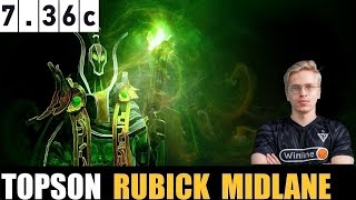 🤯 TOPSON [RUBICK] MID 7.36C - DOTA 2 HIGHEST MMR MATCH  #dota2gameplay   #dota2   #topson