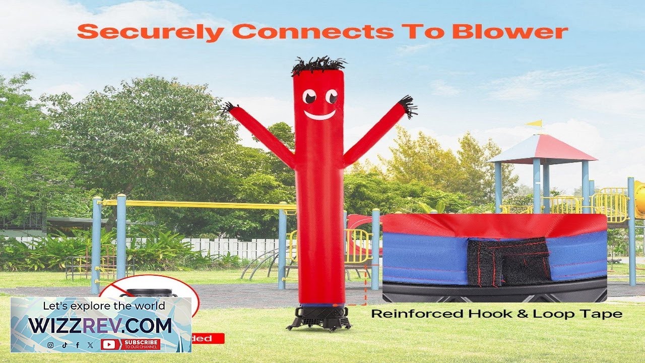 20FT Inflatable Advertising Air Wind Tube Wavy Man Dancer (NO Blower)