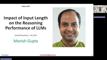 #267 Impact of Input Length on the Reasoning Performance of LLMs