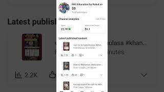 My youtube analytics.#motivation #education #shorts #viaralshort #tranding #trandingshorts #love #up