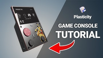 Hard Surface Game Console Modeling in Plasticity 3D. Tutorial