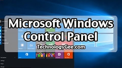 Microsoft Windows Control Panel | CompTIA A+ 220-1002 | 1.6