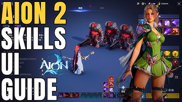 AION 2 Skills Guide - BRAND(CLASSES) SKILLS UI + Stigmas and Chain Skills - New MMORPG - F2P