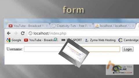 php - làm trang login đơn giản xử dụng PDO