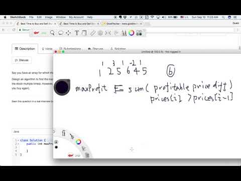 LeetCode Tutorial 122. Best Time to Buy and Sell Stock II