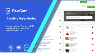Create Custom Order Guides