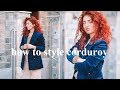 How to Style Corduroy | 5 OUTFITS