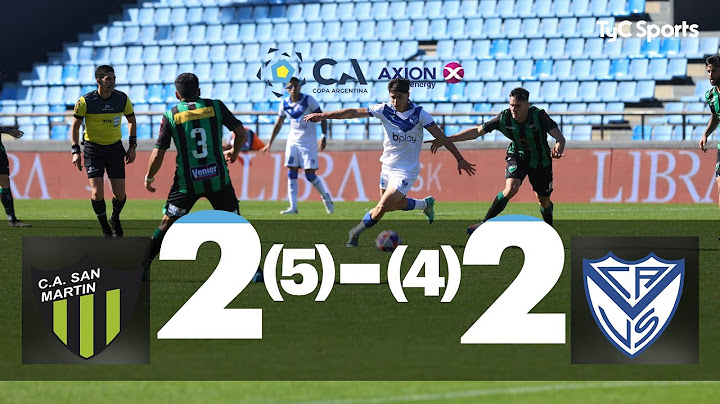 San Martín (SJ) 2 (5)-(4) 2 Vélez | Copa Argentina 2023 | 16avos de final