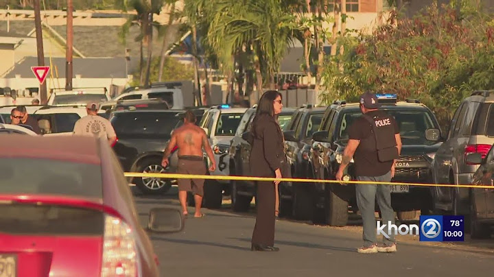 Officer-involved shooting critically injures man in Makaha
