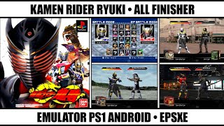 Kamen Rider Ryuki - All Riders Finisher | Best PS1 Games | Emulator PS1 Android