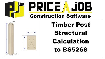 Timber Post Structural Calculation to BS5268 - Price A Job