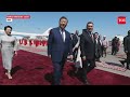 Red Carpet, Laughs & Aurus: Putin TOUCHES DOWN in Kyrgyzstan, Meets Friend Xi Jinping