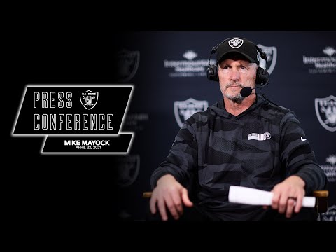 GM Mike Mayock's Pre-Draft Press Conference | Las Vegas Raiders