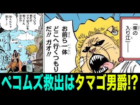 ワンピース考察 ペコムズを見つけるのはタマゴ男爵 お茶会乱入の可能性も One Piece アニメ大考察 Youtube