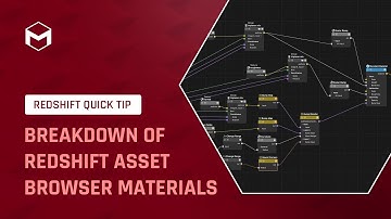 #RedshiftQuickTip 19: Breakdown of Redshift Asset Browser Materials
