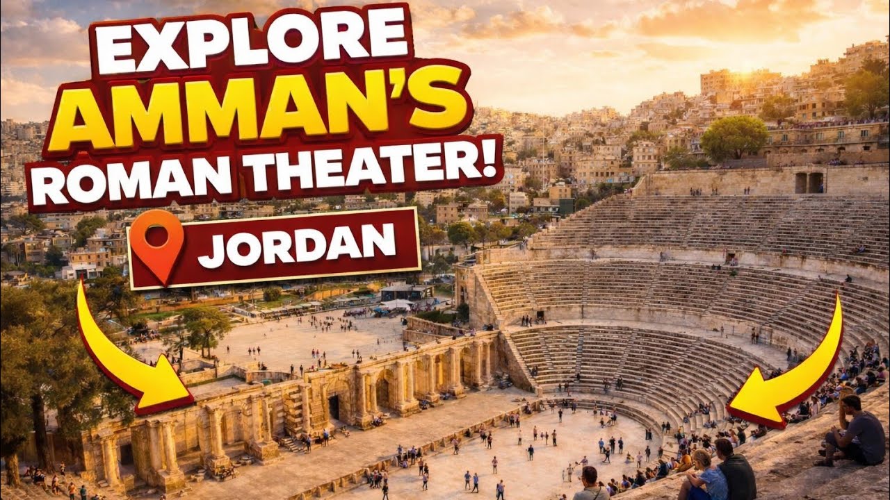 I Found Ancient Rome in the Middle of Amman 🇯🇴 | AroundTheWorld0000