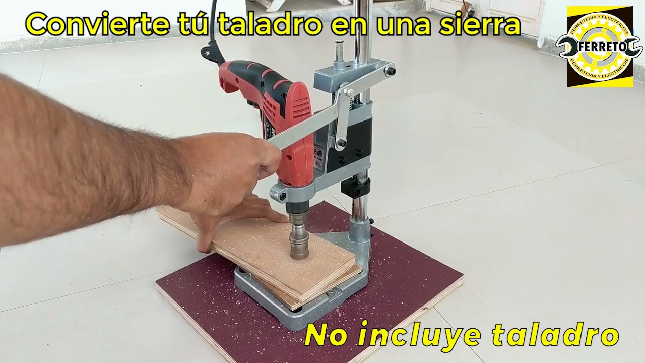 Base para taladro: Convierte tu taladro en taladro de banco