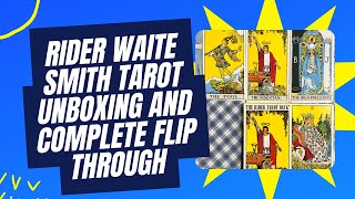 The RIDER WAITE Tarot Deck Unboxing and FLIP THROUGH The RIDER WAITE Tarot Deck Unboxing and FLIP THROUGH