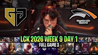 GEN vs HLE GAME 3 LCK 2026 W9D1 | FULL GAME | GENG ESPORTS vs HANWHA LIFE G3 LCK 2026