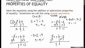 50 Addition and Subtraction Properties of Equality (3.2)