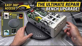 Testing a Retro CRT Turntable for Easy 360° Access to Electronics Repairs