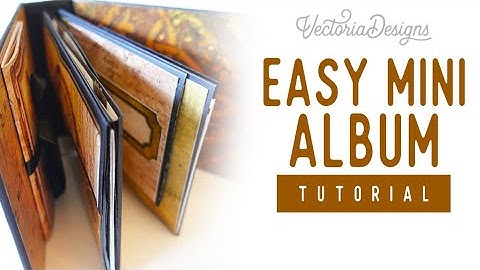 Easy-ish Mini Album Tutorial | Leonardo Da Vinci Printable Crafting Kit