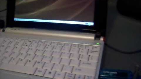 LIVE USB UBUNTU on Acer Aspire One laptop eeepc aspire one