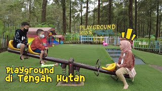 BERMAIN PLAYGROUND DI TENGAH HUTAN - Hutan Pinus Limpakuwus Baturraden Purwokerto - Sunday Rakha