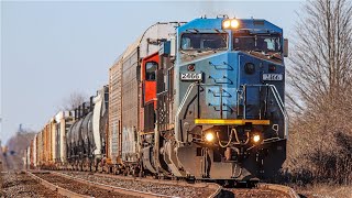 Chasing The Last Blue Devil | IC 2466, CN 5706 [CN L509] on the CN Strathroy Sub  [11/07/2022]