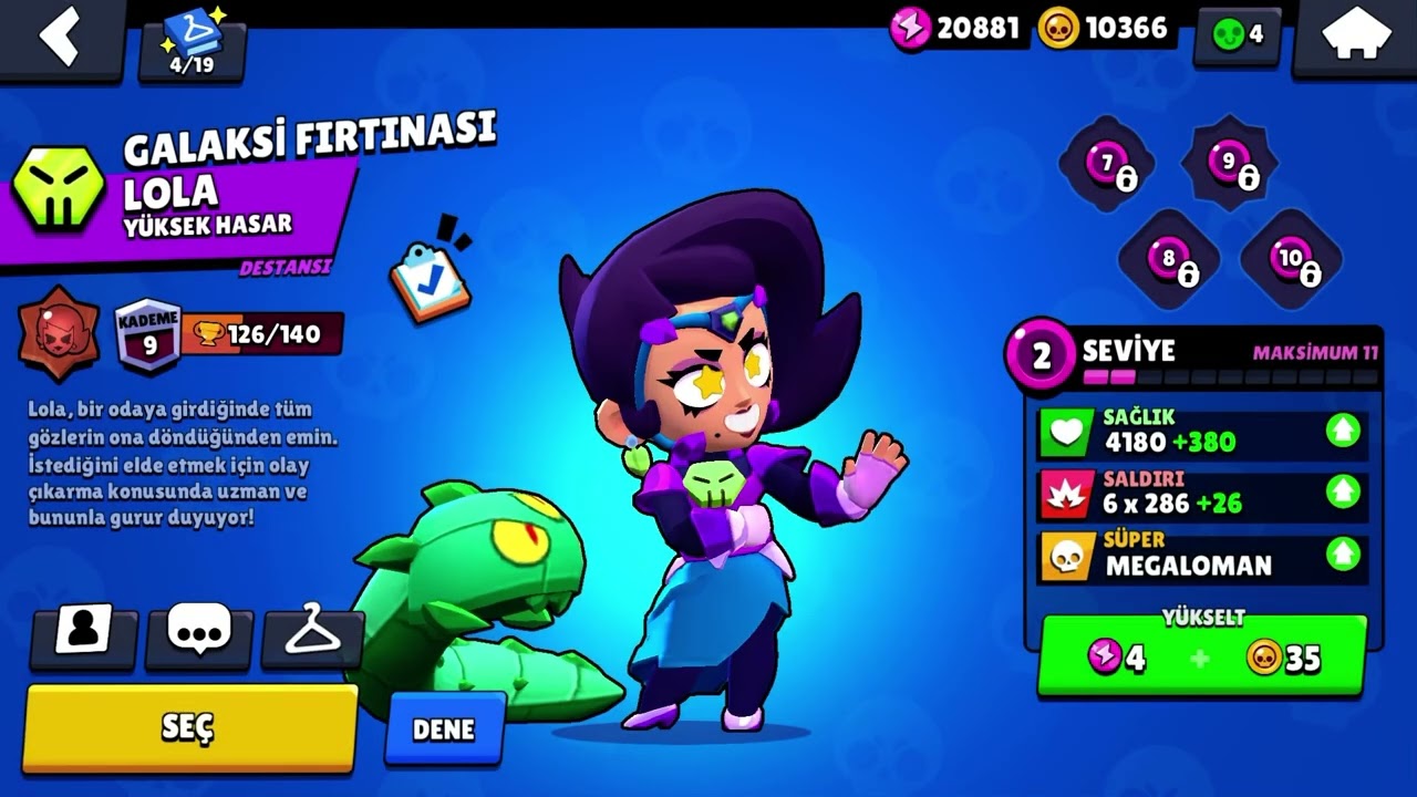 BRAWL STARS 22 K kupa 65 karakter 67 kostüm videosu