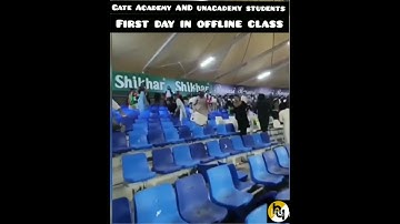 Gate Academy And Unacademy students In Offline Class