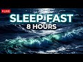 Dark Beach Waves 🌊 Gentle Ocean Sound for Deep Sleep (8 Hours)