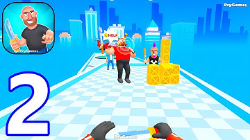 Hit Master 3D - Knife Assassin - Gameplay Walkthrough Part 2 Level 13-20 (Android,iOS)