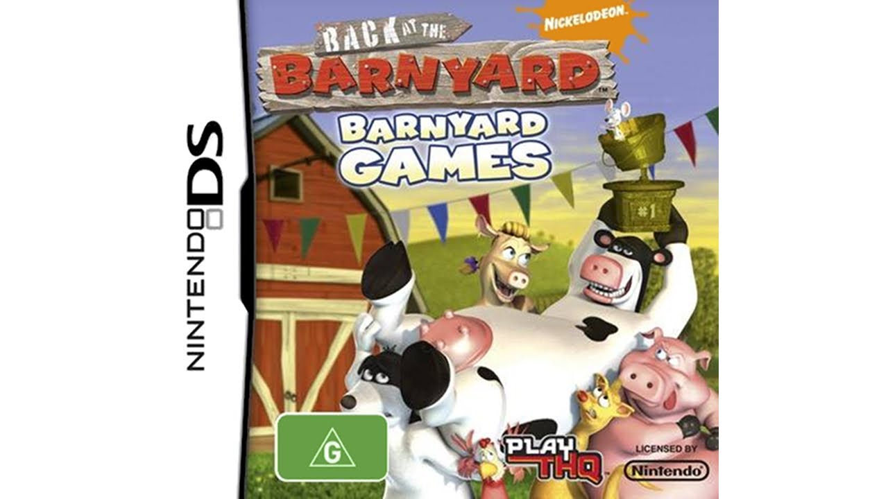 Nintendo DS Back At The Barnyard Barnyard Games 'Title' YouTube