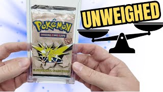 Opening an UNWEIGHED Vintage Pokémon Fossil Pack