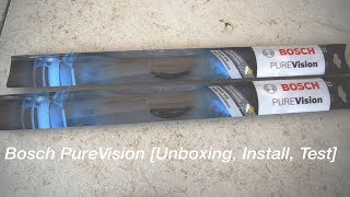 Bosch PureVision Wiper [Unboxing, Install, Test]