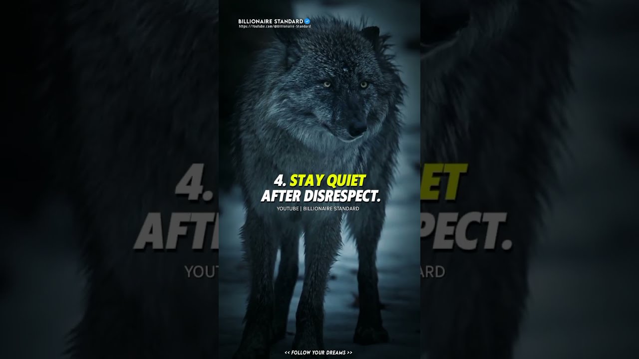 6 Ways Become Cold Sigma Rule Inspirational Quotes Motivational Shorts