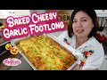 Baked Cheesy Garlic Footlong Bread Recipe | VLOGMAS 2021