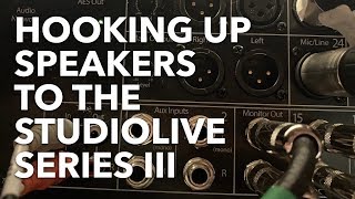 How to Connect Speakers to Your StudioLive screenshot 5