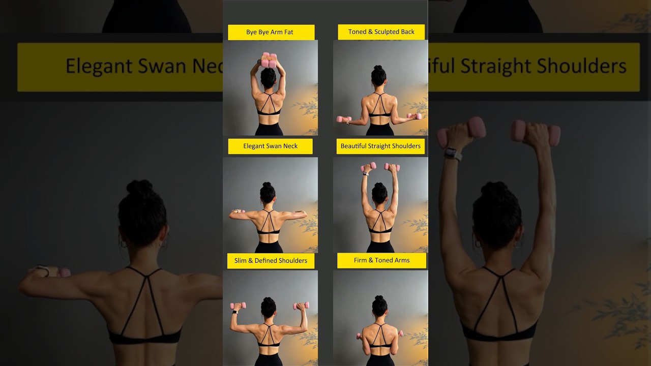 6 Dumbbell Moves Women Love for Slim Arms, Beautiful Back and Perfect Shoulder Shape