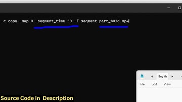 FFMPEG Command to Split Video into Multiple Parts & Segments in Terminal