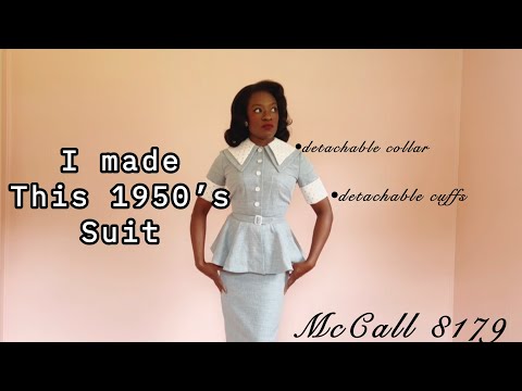 How to sew a 1950’s suit from a vintage pattern | McCalls 8179
