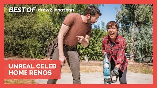 4 ABSOLUTELY UNREAL Celeb Home Renos! | Drew & Jonathan