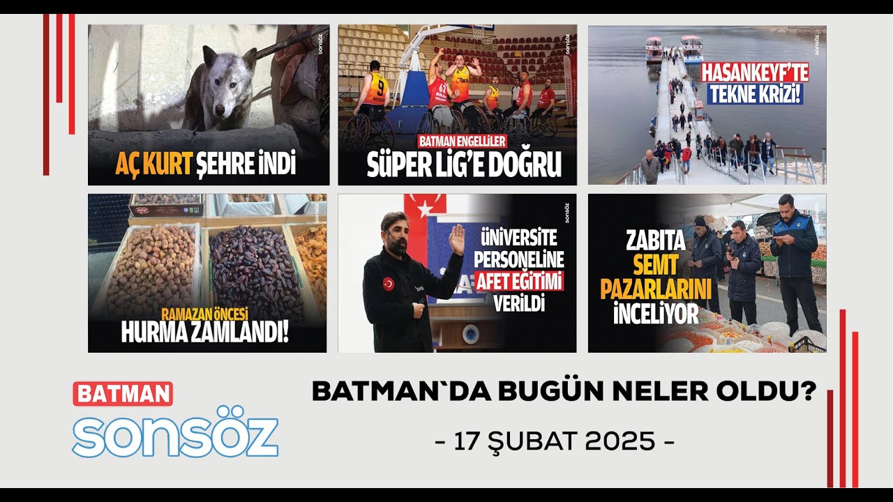 BATMAN`DA BUG&Uuml;N NELER OLDU?