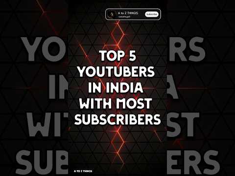Who Is The Top 5 Youtubers In India