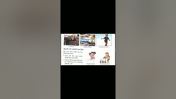 class 3rd environmental studies chapter 5. storing and saving water