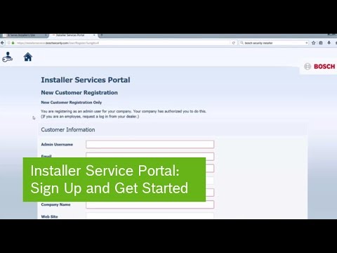 Installer Service Portal: Sign Up and Get Started