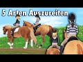 5 arten auszureiten  star stable