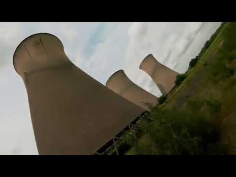 Abandoned Power Station Cooling tower // FPV Quadcopter Drone - YouTube