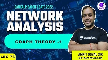 Graph Theory -1 | Sankalp GATE 2022 Batch | L 73 | Network Analysis | GATE/ESE 22